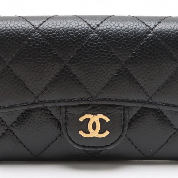 CHANEL Small Wallet in Black Caviar Leather NIB - Picture 6 of 9